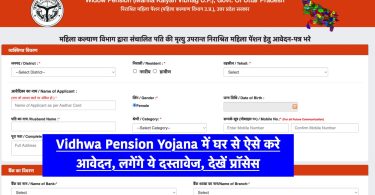 How to apply for Vidhwa Pension Yojana from home