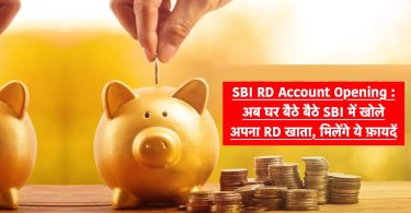 SBI RD Account Opening